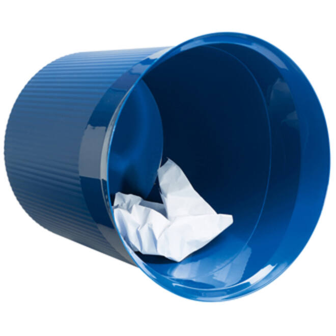 Papierbak Han Re-LOOP 13 liter rond blauw