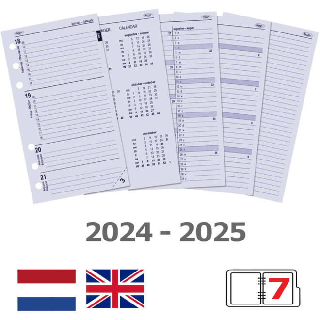 Agendavulling 2024-2025 Kalpa Personal 7dagen/2pagina's