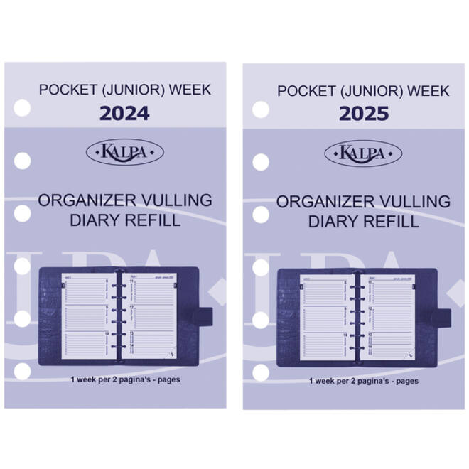 Agendavulling 2024-2025 Kalpa Pocket 7dagen/2pagina's