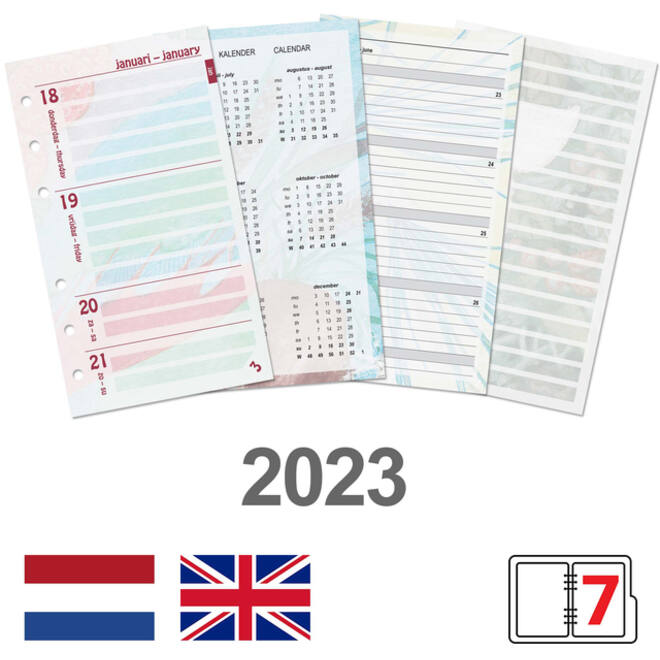 Agendavulling 2026 Kalpa Personal bloemen 7dagen/2pagina's
