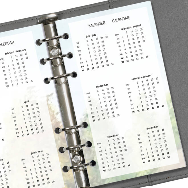 Agendavulling 2026 Kalpa Personal bloemen 7dagen/2pagina's