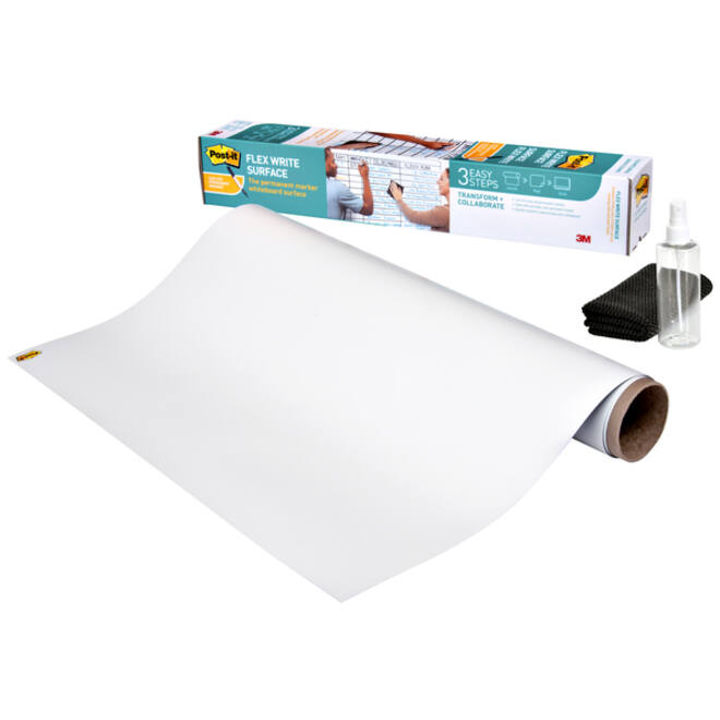 Whiteboardfolie Post-it Super Sticky Flex Write Surface 121,9x182,9cm wit