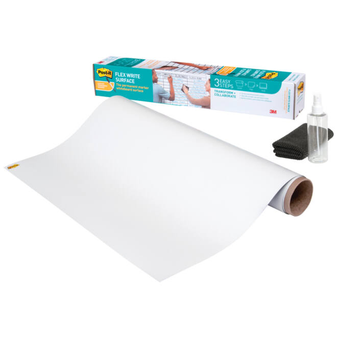 Whiteboardfolie Post-it Super Sticky Flex Write Surface 60,9x91,4cm wit