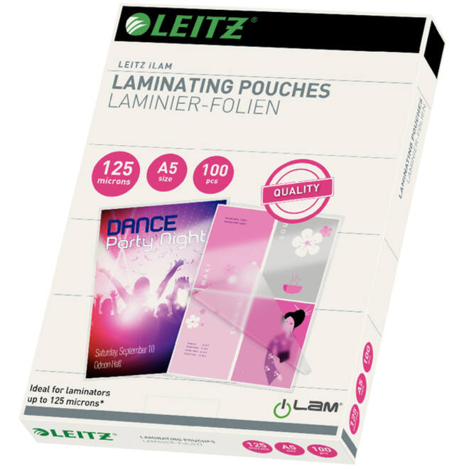 Lamineerhoes Leitz iLAM A5 2x125micron EVA 100stuks