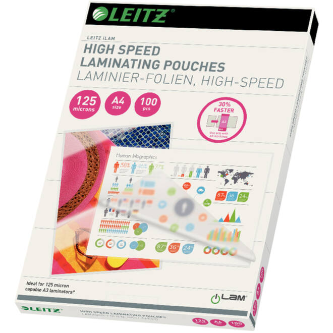 Lamineerhoes Leitz iLAM A4 High speed 125 mic