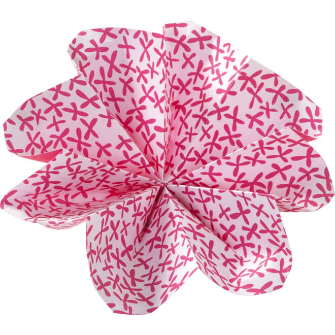 Vouwblaadjes Folia 80gr 15x15cm 50 vel 2-zijdig 10 tropical designs