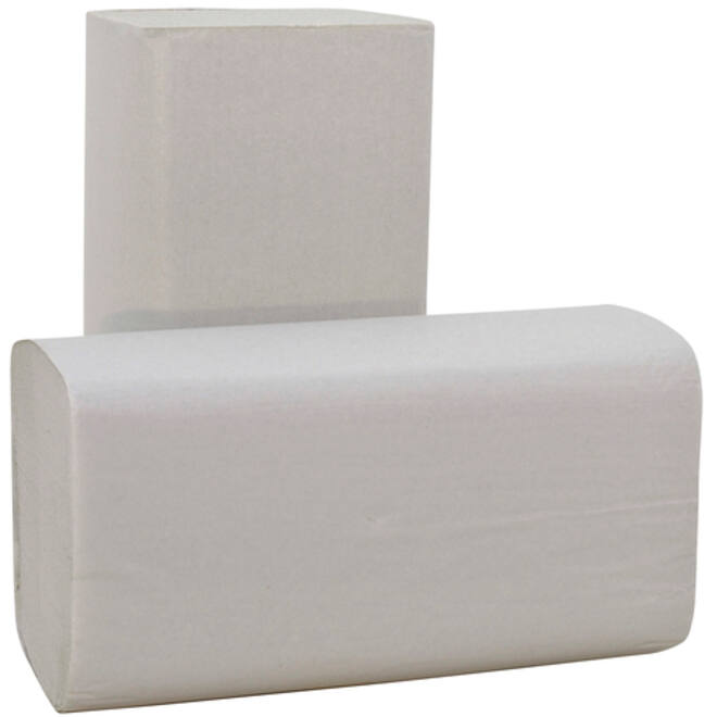 Handdoek Z-vouw 1-laags 230x250mm 20x250st naturel