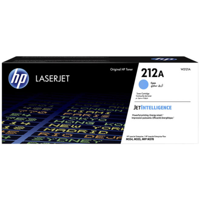 Tonercartridge HP W2121A 212A blauw
