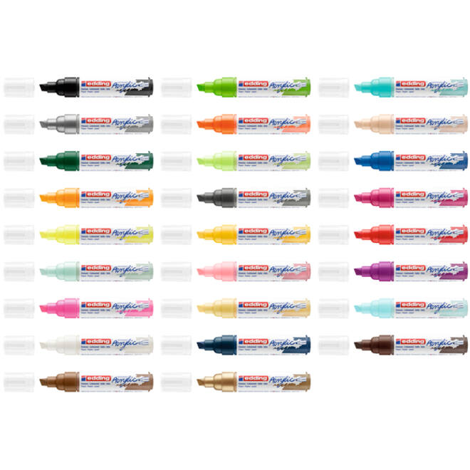 Acrylmarker edding e-5000 breed elegant nachtblauw