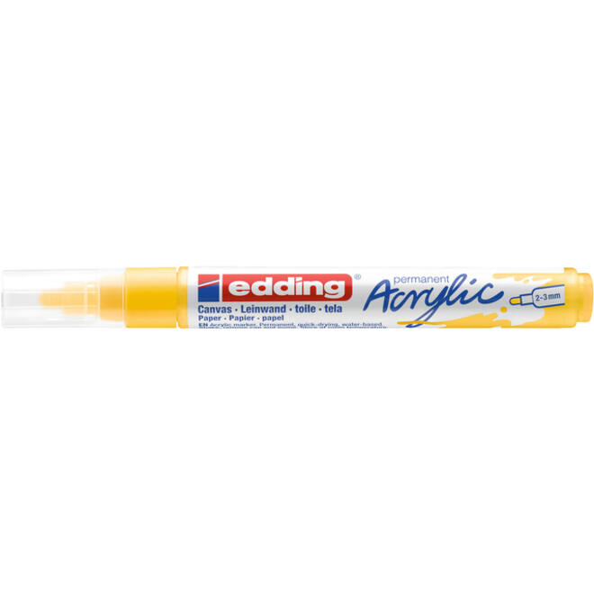 Acrylmarker edding e-5100 medium verkeersgeel