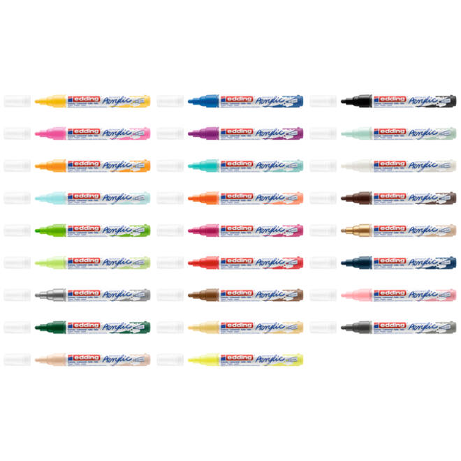 Acrylmarker edding e-5100 medium antraciet