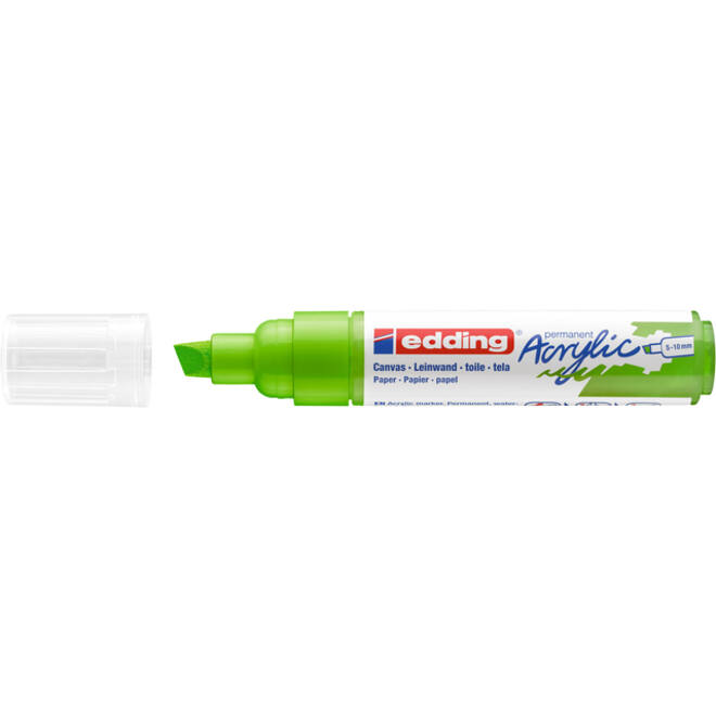 Acrylmarker edding e-5000 breed geelgroen