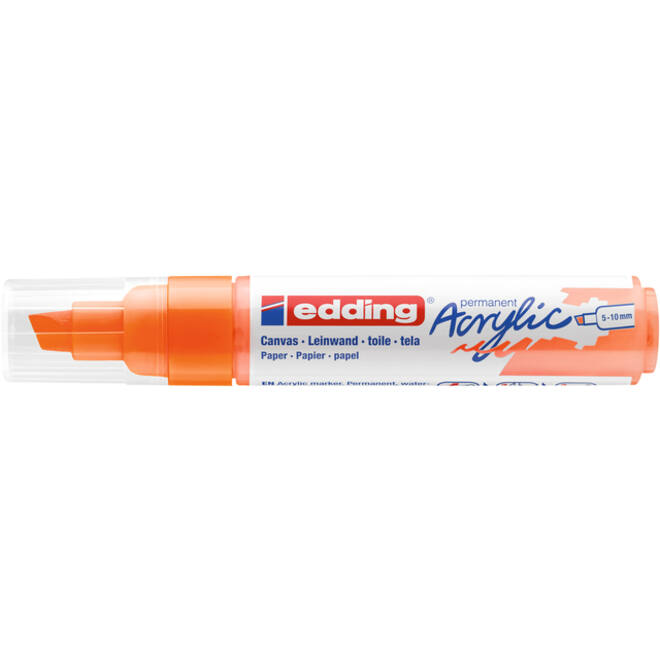 Acrylmarker edding e-5000 breed neon oranje