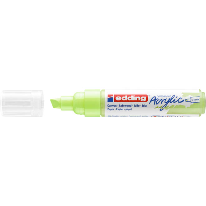 Acrylmarker edding e-5000 breed pastel groen