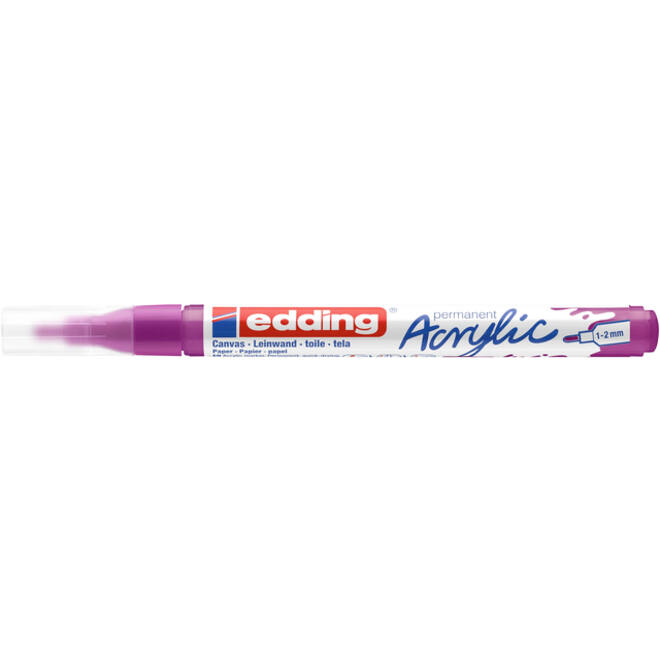 Acrylmarker edding e-5300 fijn bessenrood
