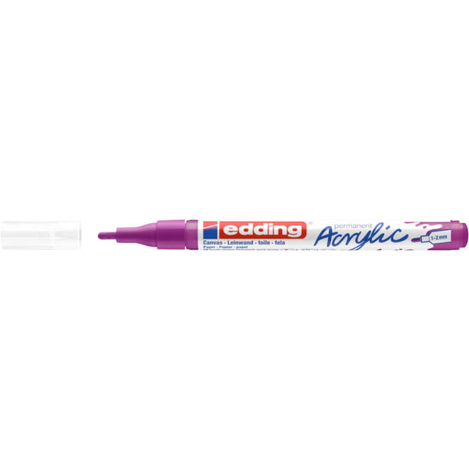 Acrylmarker edding e-5300 fijn bessenrood
