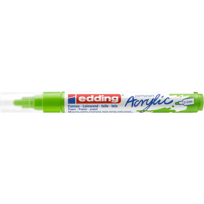 Acrylmarker edding e-5100 medium geelgroen
