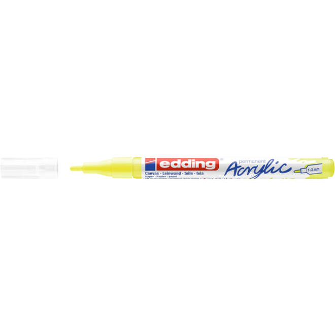 Acrylmarker edding e-5300 fijn neon geel