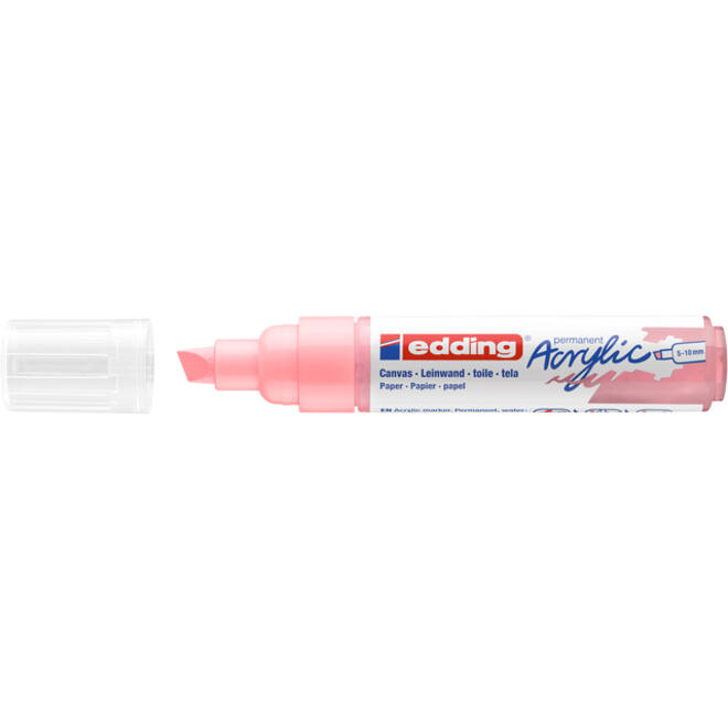 Acrylmarker edding e-5000 breed stijlvol mauve