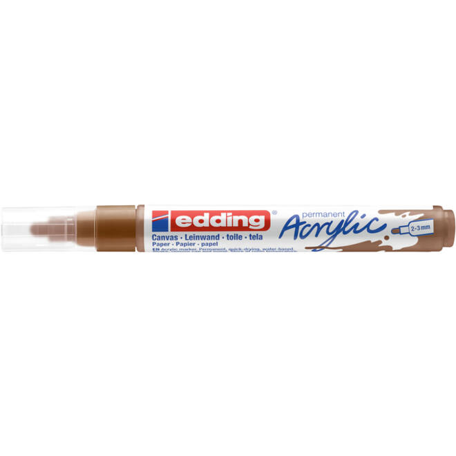 Acrylmarker edding e-5100 medium hazelnoot