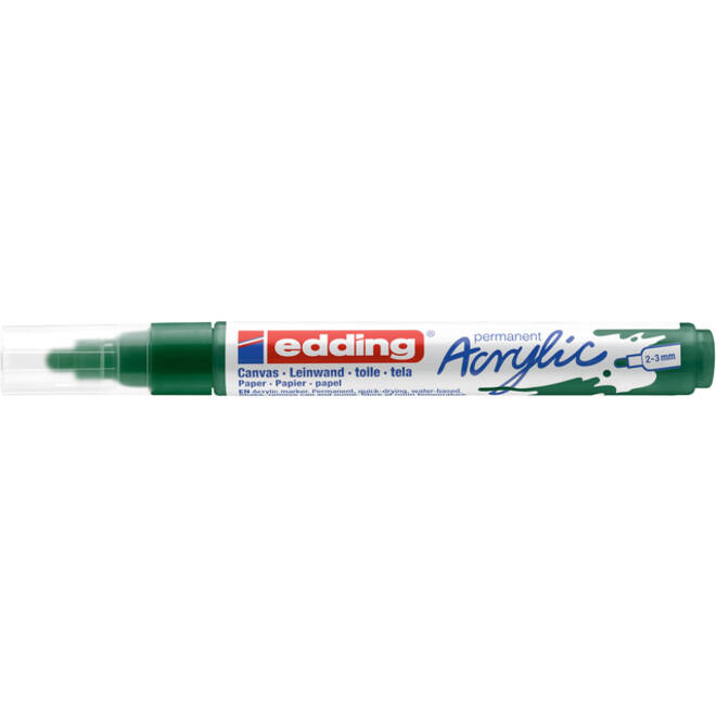 Acrylmarker edding e-5100 medium mosgroen