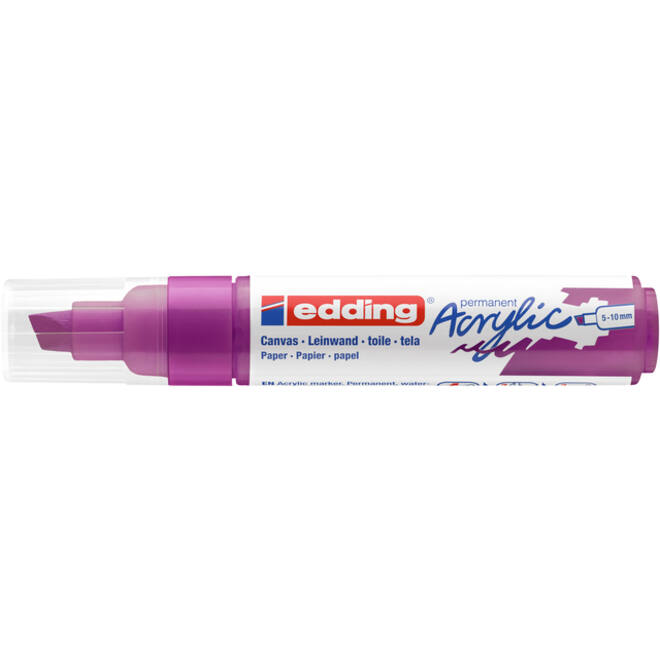 Acrylmarker edding e-5000 breed bessenrood