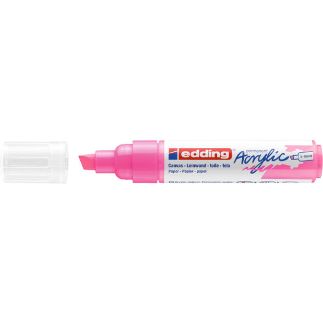 Acrylmarker edding e-5000 breed neon roze
