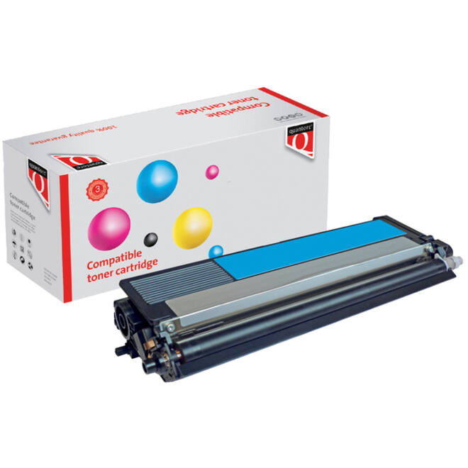 Toner Quantore alternatief tbv Brother TN-320C Blauw