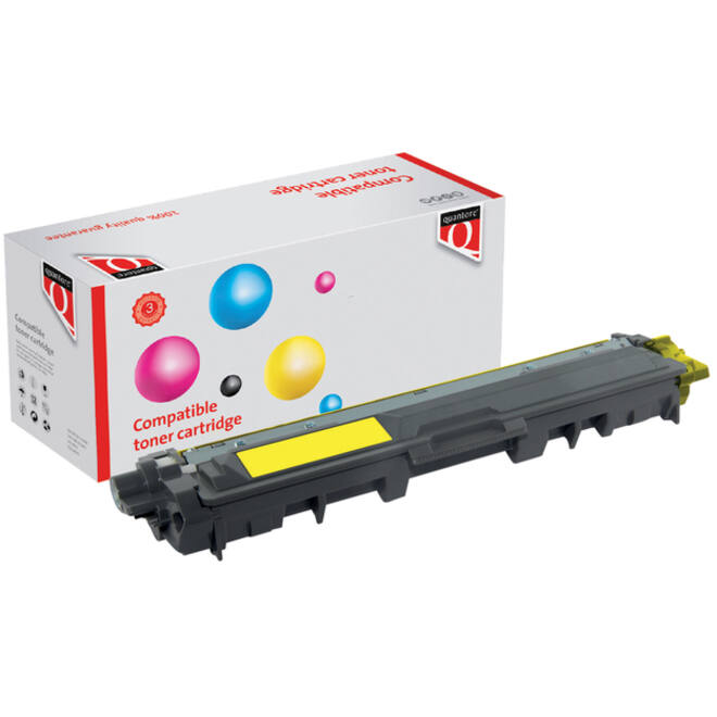 Tonercartridge Quantore alternatief tbv Brother TN-243 geel