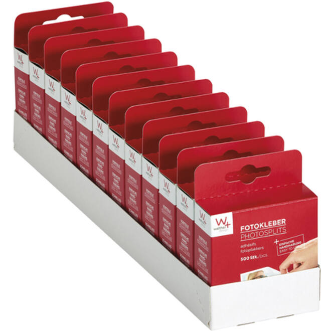Fototape walther design 13x17mm wit 500 stuks