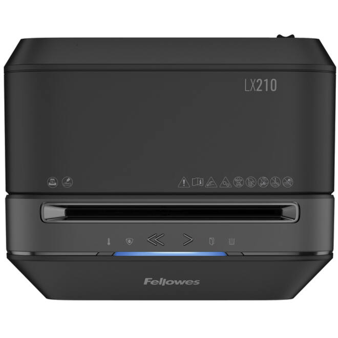 Papiervernietiger Fellowes Powershred LX210 snippers 4x12mm zwart