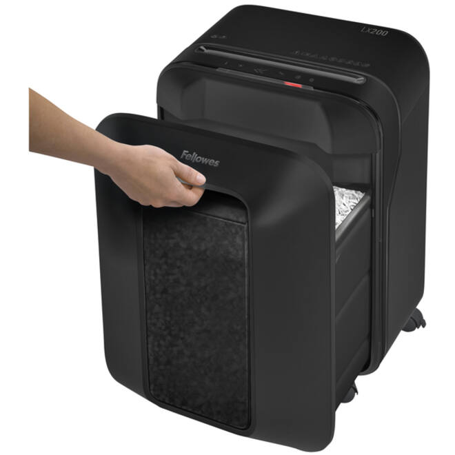 Papiervernietiger Fellowes Powershred LX200 snippers 4x12mm zwart