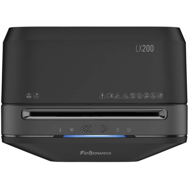 Papiervernietiger Fellowes Powershred LX200 snippers 4x12mm zwart