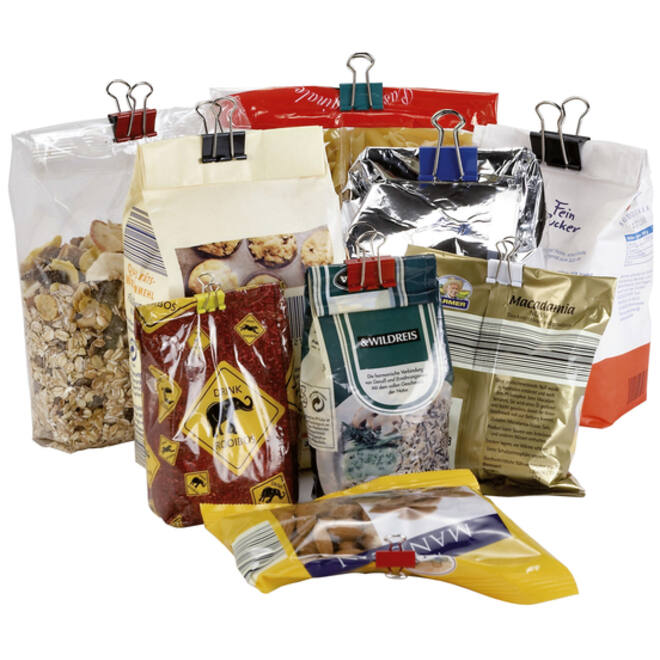 Papierklem MAUL 215 foldback 19mm capaciteit 7mm assorti