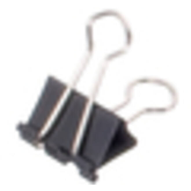 Papierklem MAUL 215 foldback 19mm capaciteit 7mm assorti