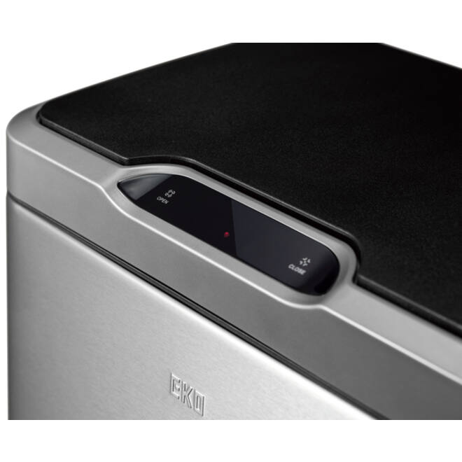 Afvalbak EKO Mirage met sensor 20+20liter RVS mat