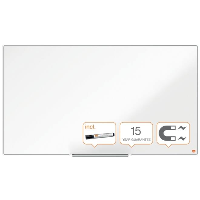 Whiteboard Nobo Impression Pro Widescreen 69x122cm staal