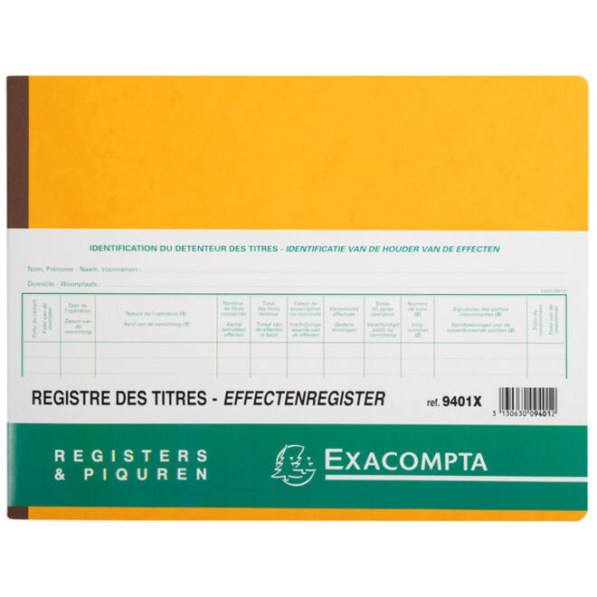 Register Piqure effecten BV SLR 240x320 80vel geel