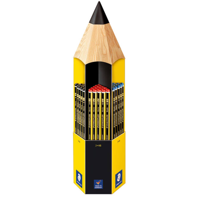 Potlood Staedtler Noris display 90stuks assorti