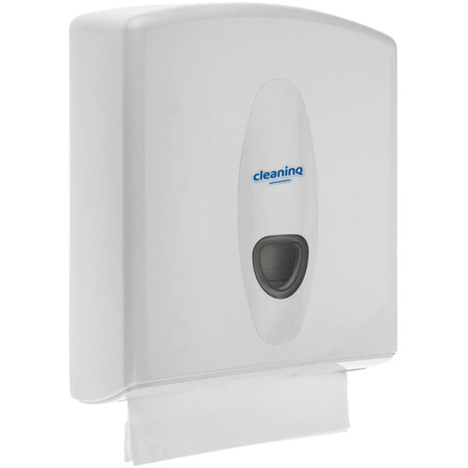 Dispenser Cleaninq Vouwhanddoek Midi Wit