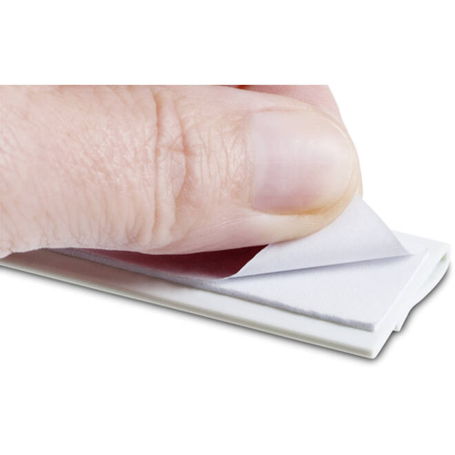 Wandlijst MAUL Express papierrail 50cm zelfklevend wit