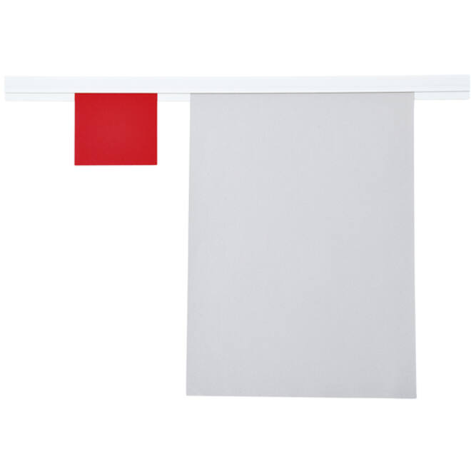 Wandlijst MAUL Express papierrail 50cm zelfklevend wit