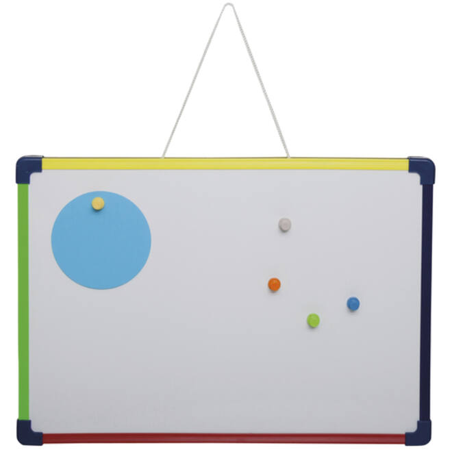 Whiteboard MAUL 24x35cm 2-zijdig beschrijf- wisbaar magnetisch staal