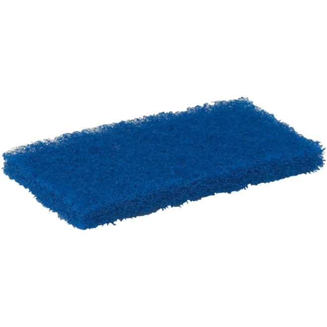 Schuurspons Vikan medium 125x245x23mm blauw nylon