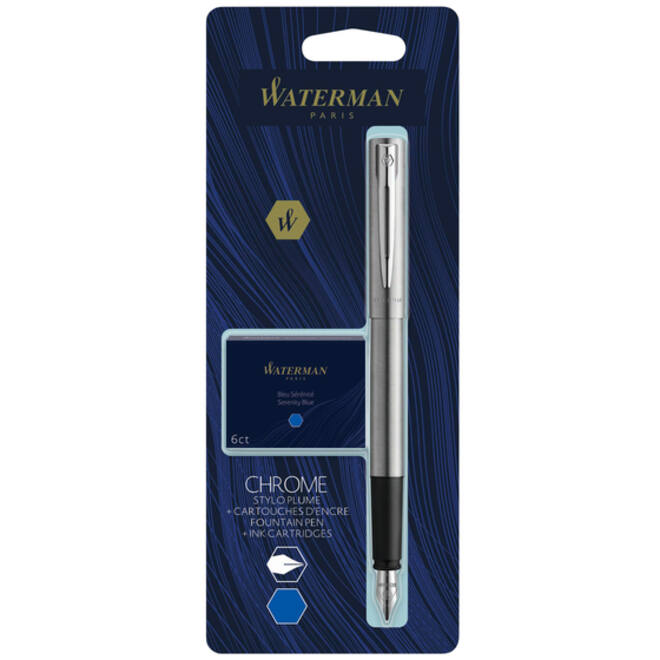 Vulpen Waterman Allure assorti pastel + inktpatronen Blauw