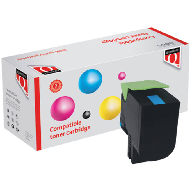 Tonercartridge Quantore alternatief tbv Lexmark 71B0H20 blauw