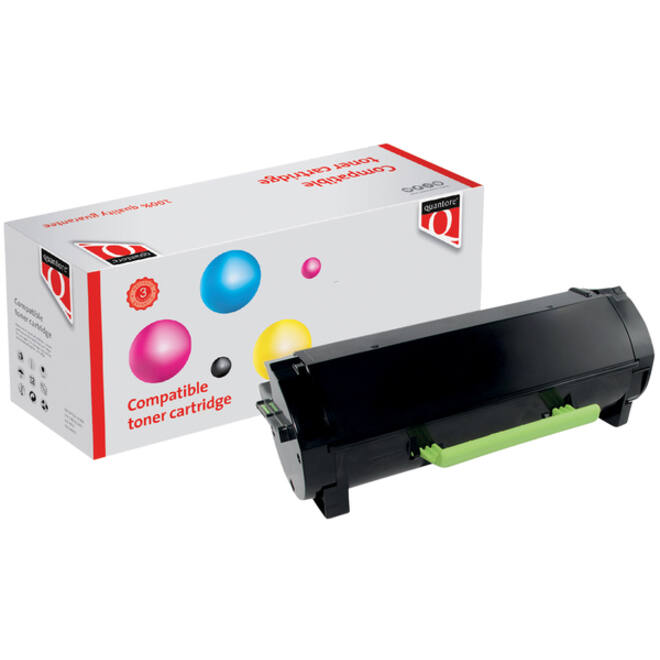 Tonercartridge Quantore alternatief tbv Lexmark 51B2000 zwart