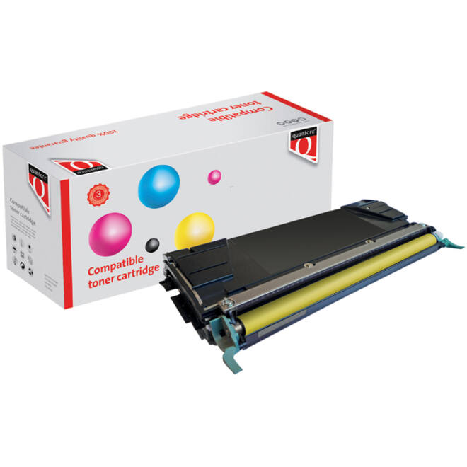 Tonercartridge Quantore alternatief tbv Lexmark C748H1YG geel