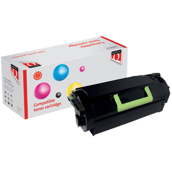 Tonercartridge Quantore alternatief tbv Lexmark 52D2X00 zwart