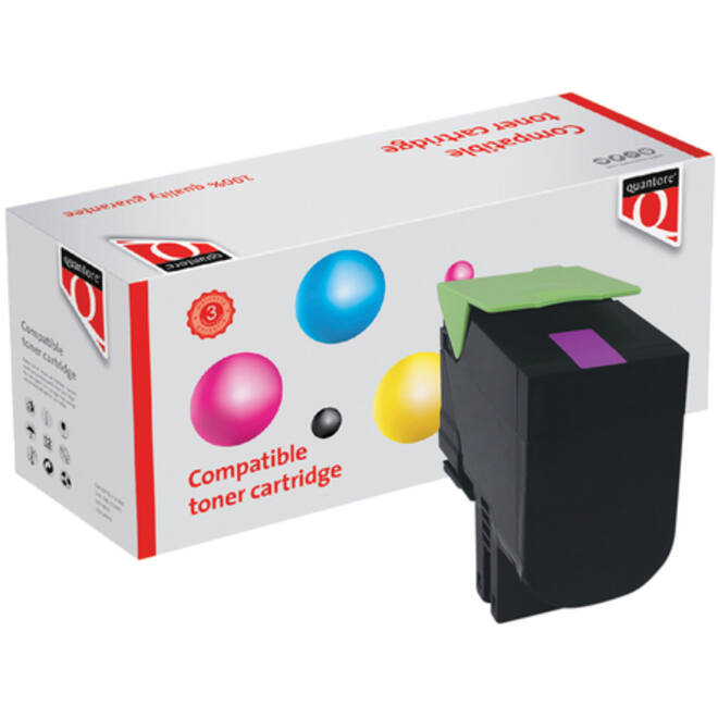 Tonercartridge Quantore alternatief tbv Lexmark 70C0X30 rood